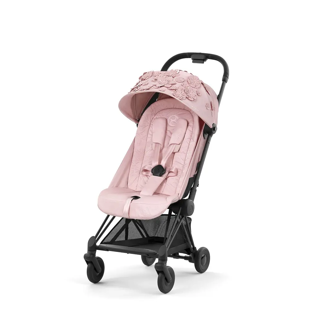 Прогулянкова коляска Cybex Coya Matt Simply Flowers Pink рожева (695263) - фото 11