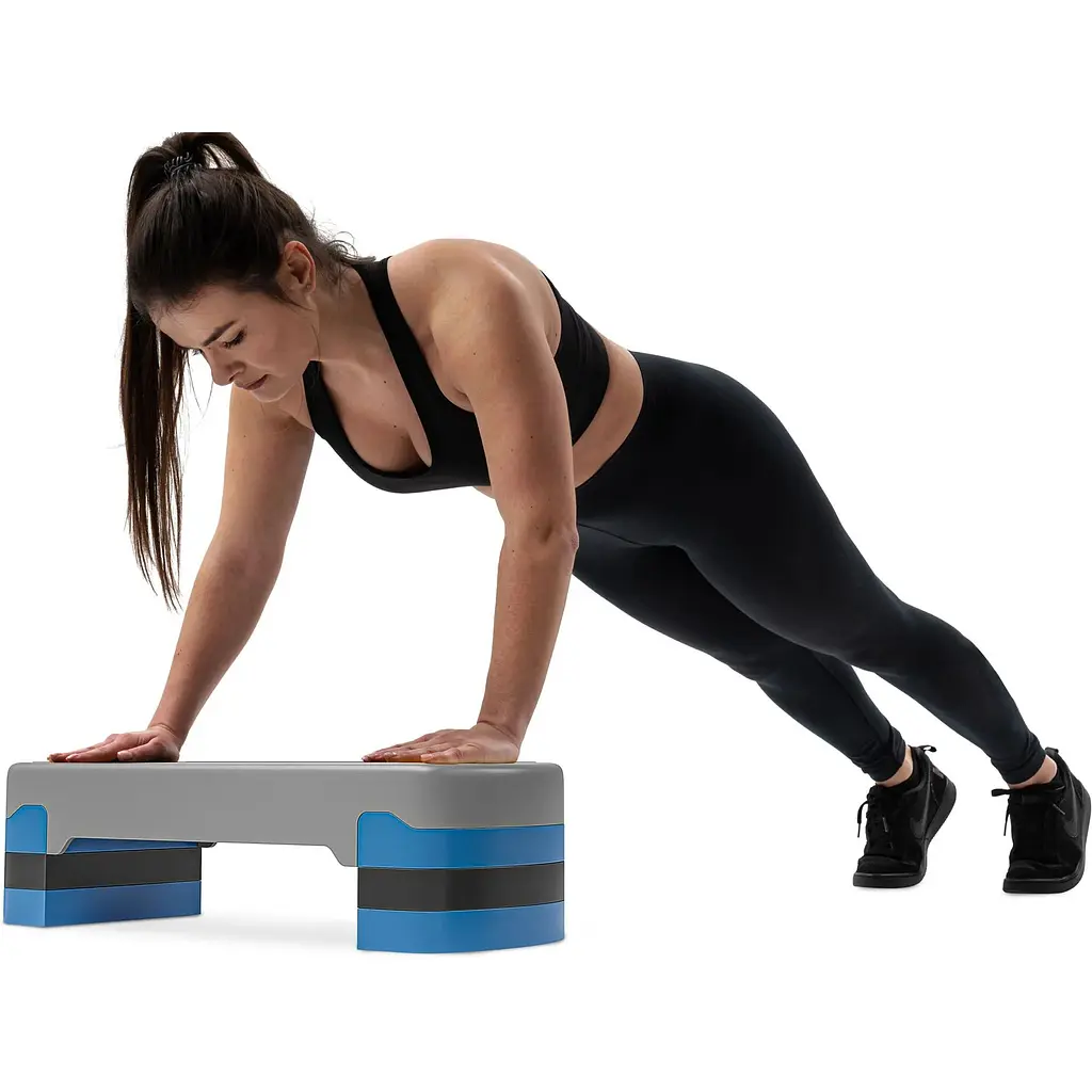 Степ платформа Hop-Sport HS-PP020AS сіро-синя - фото 6