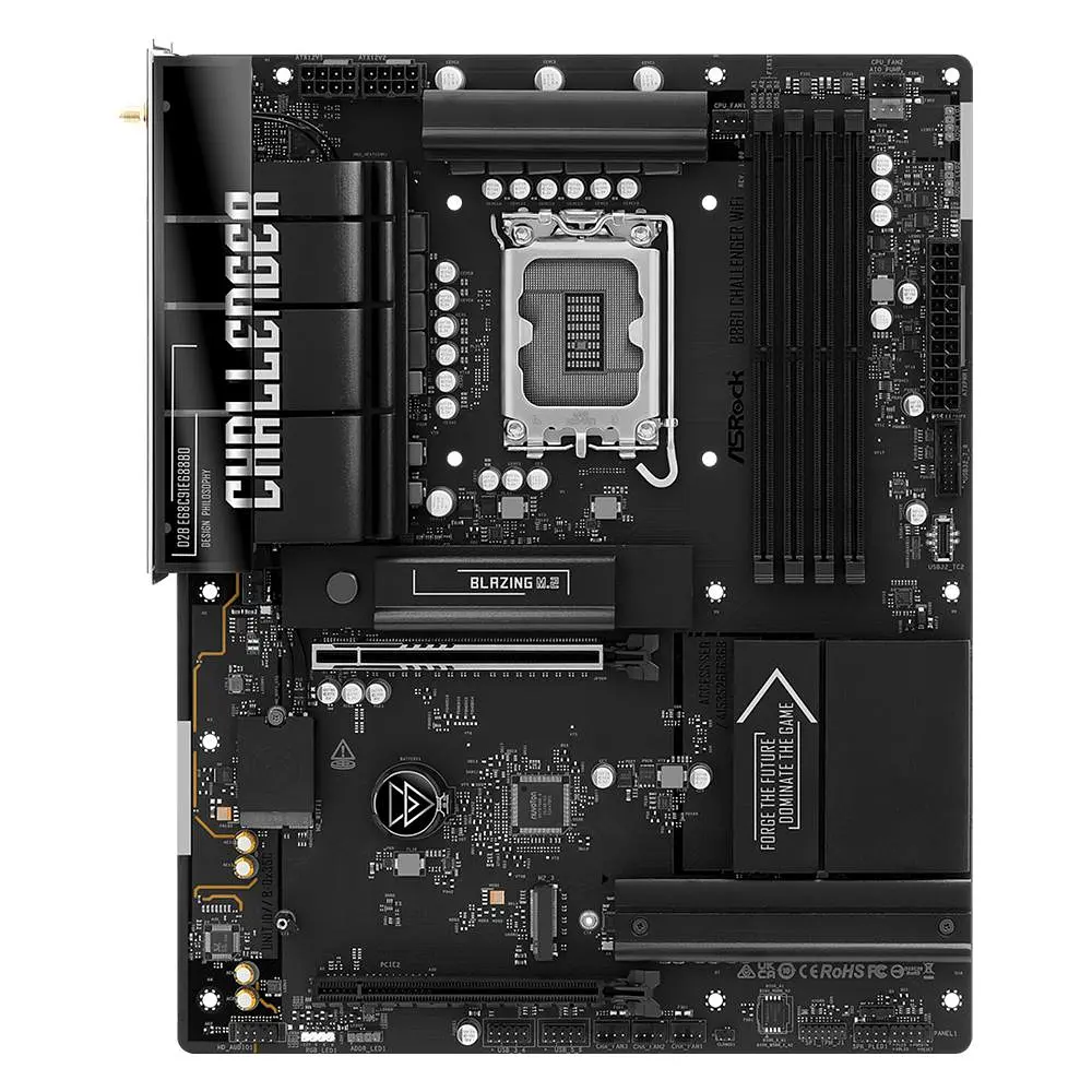 Материнська плата ASRock B860 CHALLENGER WIFI (B860 CHALLENGER WIFI) (Socket 1851, Intel B860, ATX) - фото 5