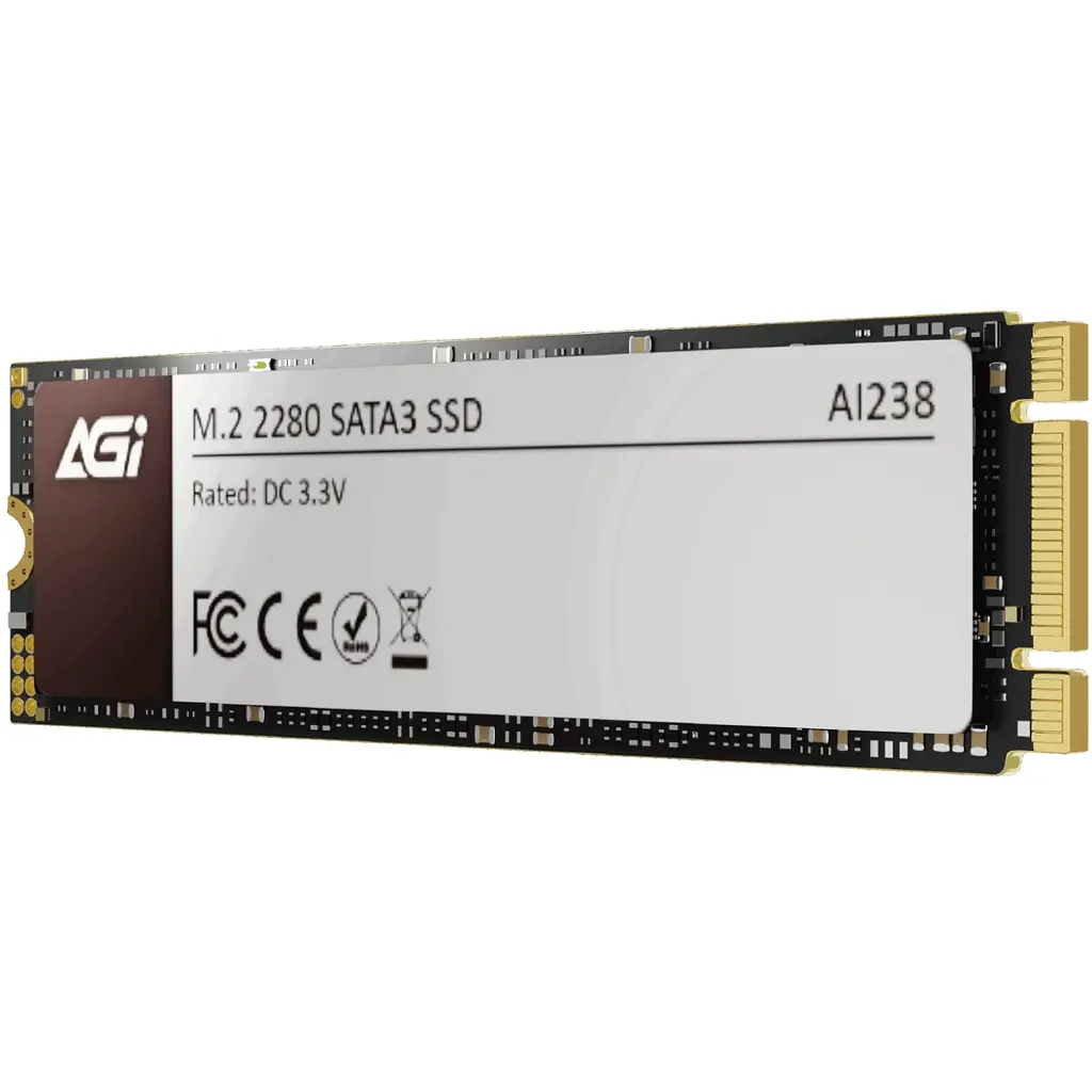 SSD 512Gb AGI AI238 M.2 2280 SATA 2.5" 3D NAND QLC, Retail - фото 3