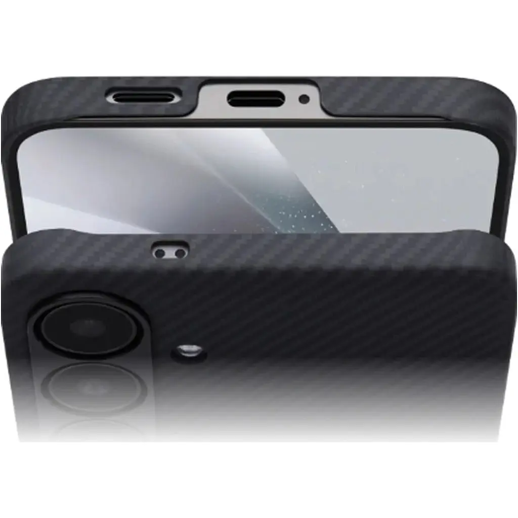 Чехол Pitaka MagEZ Ultra-Slim Classic Twill 600D для Samsung Galaxy S25 Plus Black/Grey (KS2501S) [128410] - фото 7