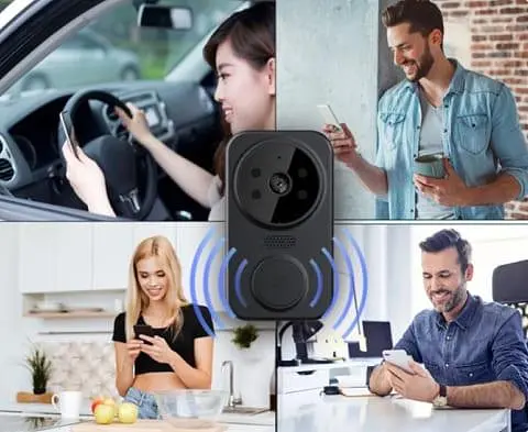 Беспроводной дверной видеозвонок домофон Mini Doorbell - фото 4