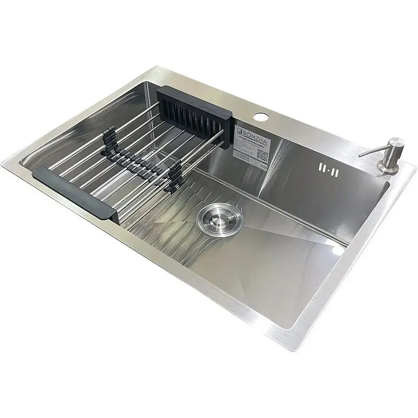 Кухонна мийка Romzha Arta U-650S Max - фото 4