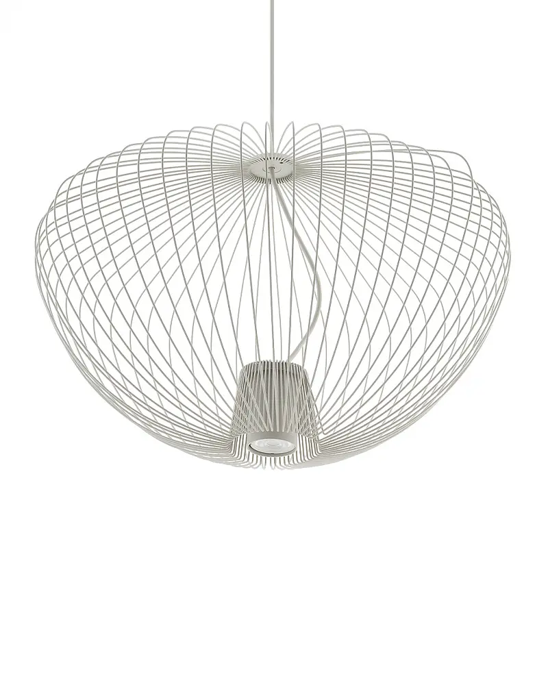 Подвесной светильник, люстра Nowodvorski 11244 Pumpkin M GU10 1x10W IP20 Светло-серый - фото 3