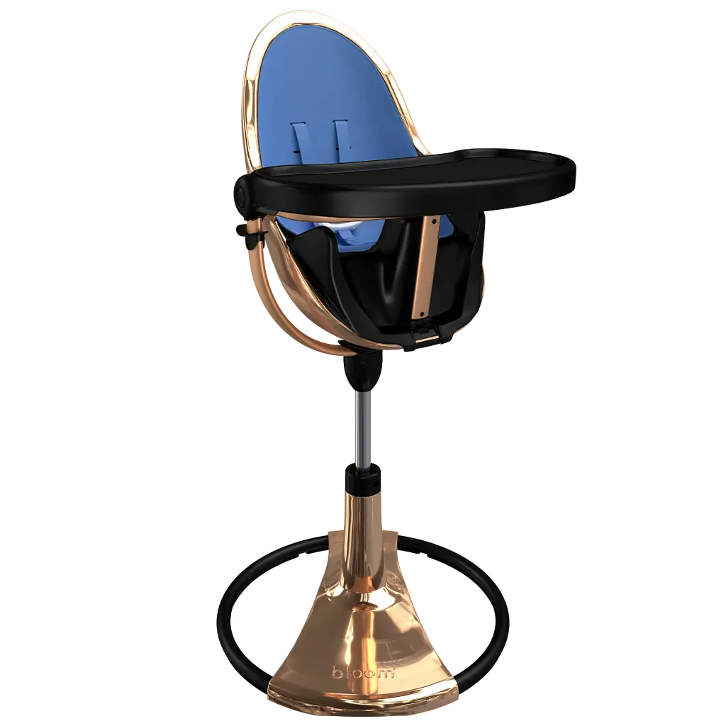 Стульчик для кормления Bloom Fresco Rose gold/Riviera blue (U10515-GRB\E10540-RBL) - фото 2