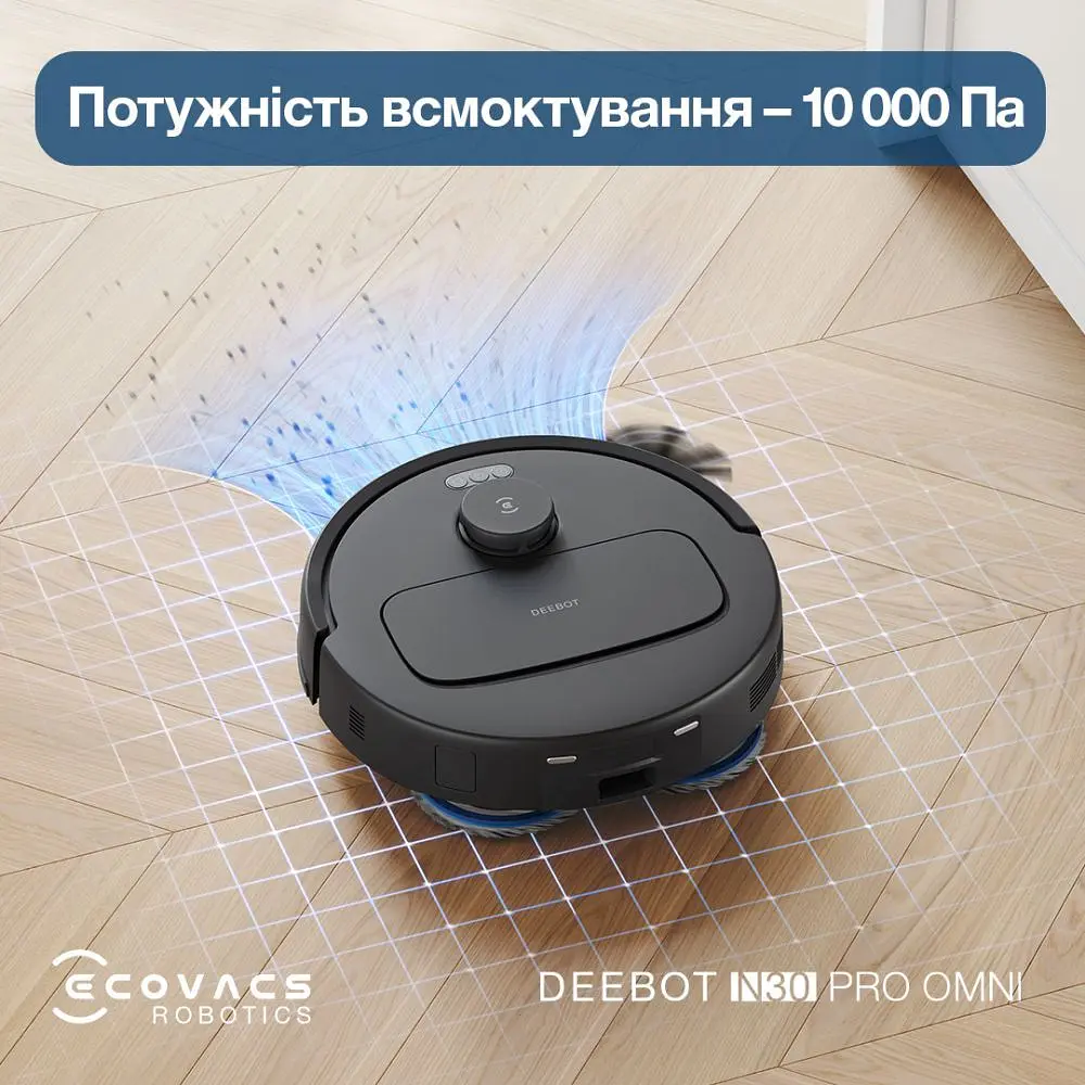 Робот-пилосос Ecovacs Omni N30 Pro (YDLX11-1) Black (YDLX11-1 Black) - фото 10