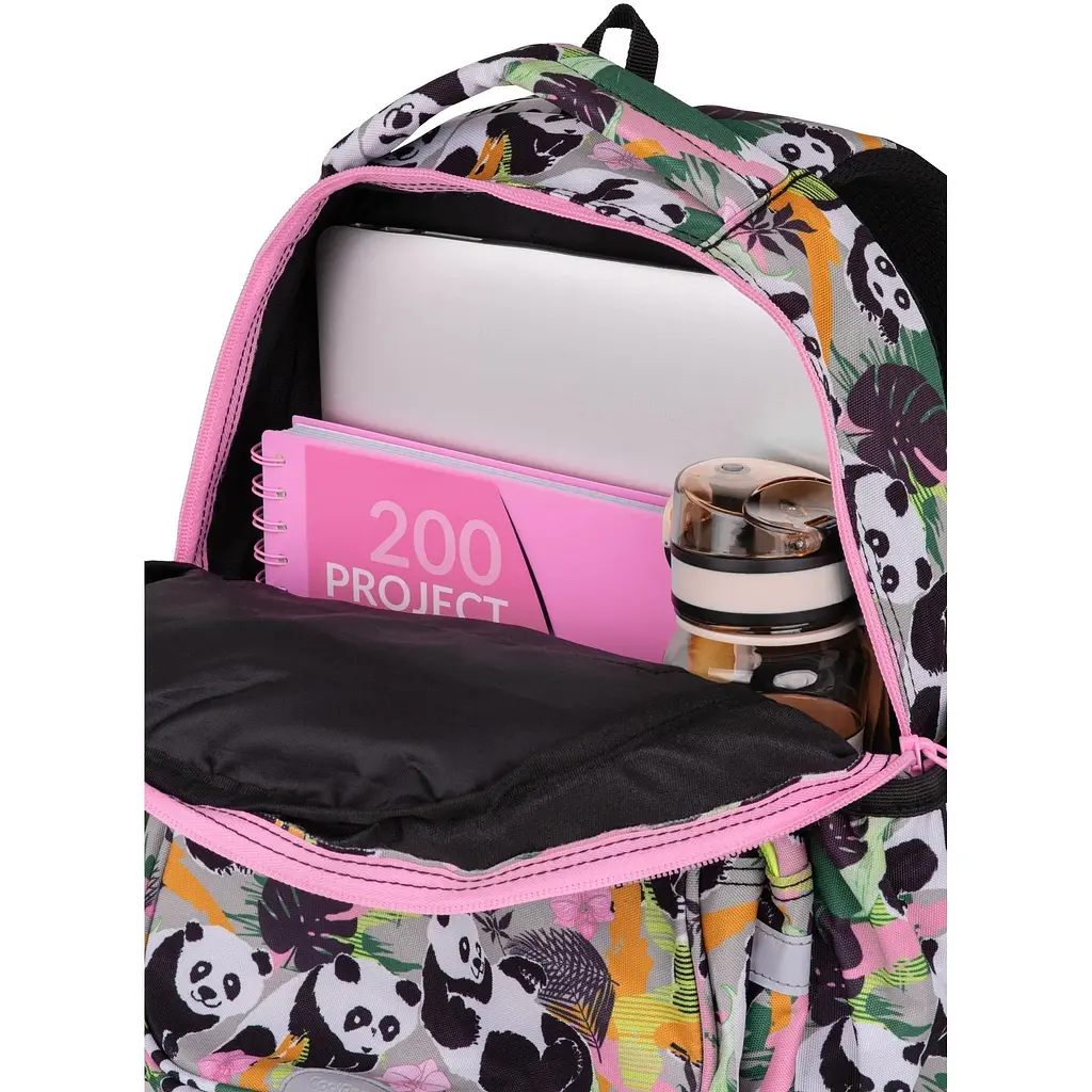 Рюкзак шкільний CoolPack CoolPack Jerry Panda Gang + Пенал на блискавці CoolPack Campus Panda Gang з органайзером для ручок 23×9×5 см - фото 7