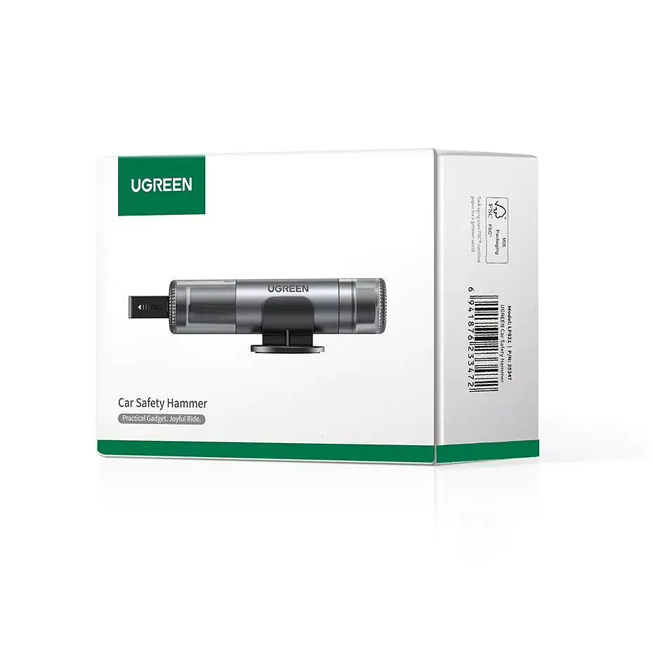 Автомобільний молоток Ugreen LP821 Car Safety Hammer - фото 2