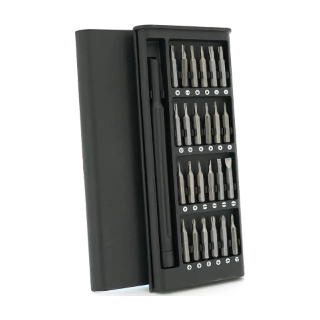 Викрутка Voltronic 24 в 1, тримач 115 мм, біта S2, із засувкою, пластикова рукоятка, Box (YT-24-1-HP)