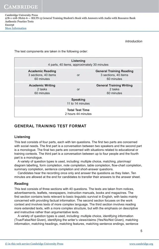 IELTS 15. General Training Student's Book with Answers with Audio with Resource Bank - фото 3