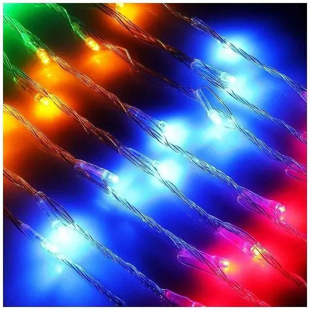 Гірлянда-штора різнокольорова 2x2м 160LED від мережі XPRO (46831-_230)