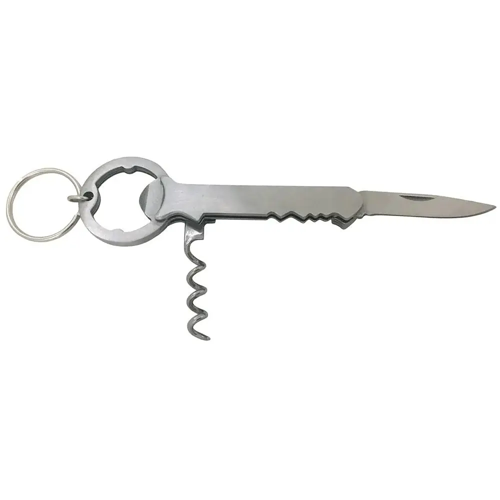 Брелок Munkees Corkscrew Штопор + Ніж Steel - фото 2