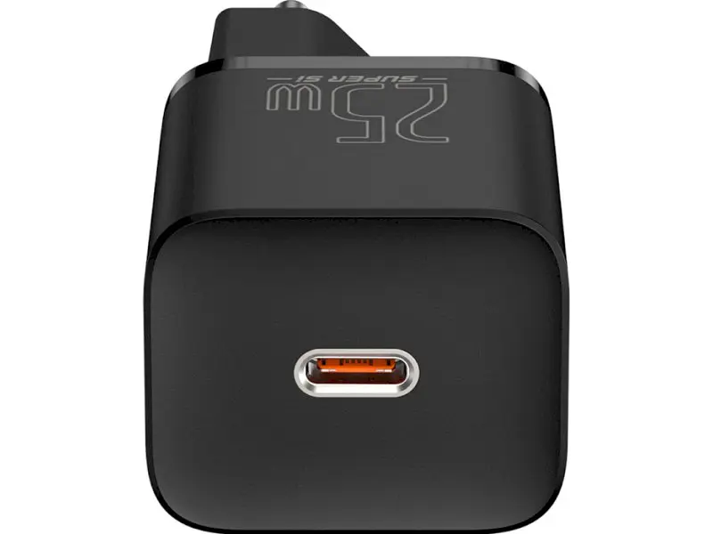 Мережевий зарядний пристрій BASEUS Super Silicone PD Charger 25 W + Type-C to Type-C (TZCCSUP-L01) - фото 4