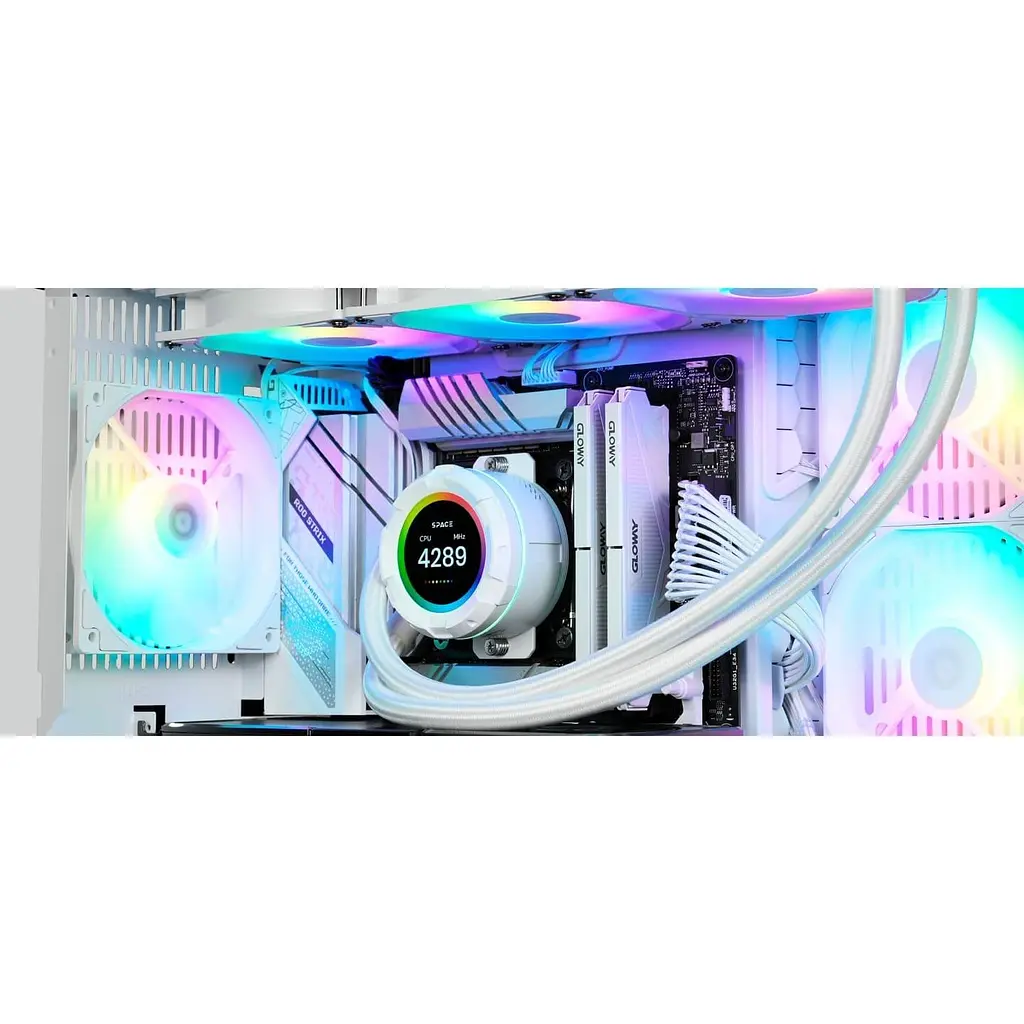 СВО ID-Cooling Space LCD SL360 XE White (SL360 XE White) - фото 8