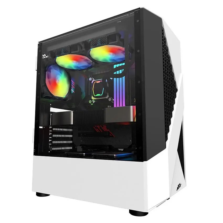 Корпус 1stPlayer F3-A-WH-4F1-PS-600FK-EU White 600W (F3-A-WH-4F1-PS-600FK-EU) 600 Вт - фото 3