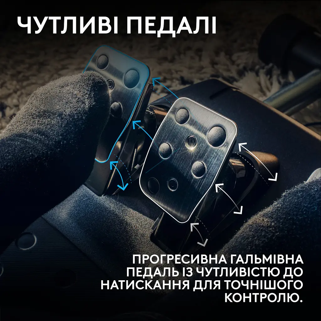 Кермо Logitech G923 for Xbox One and PC Black (941-000158) - фото 8