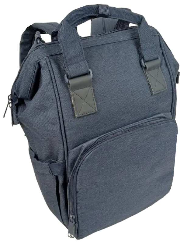Рюкзак жіночий для мам Live in style 19 л 40x24x19 см кишеня для коляски бічні кишені синій