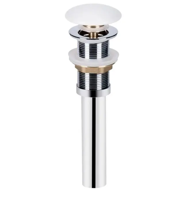 Комплект Qtap Tern: Раковина накладная прямоугольная 610x350x135 мм WHITE + Донный клапан PU02 (QT17112270WN47304) - фото 3