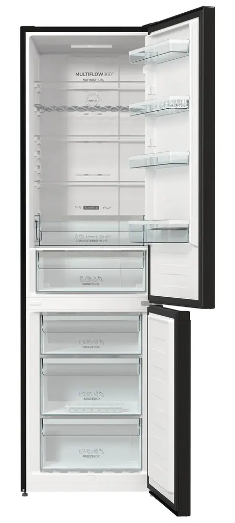 Холодильник Gorenje Gorenje NRK620EABXL4 200х60х60см 2 двери 235(96) л А++ Total NF (NRK620EABXL4) - фото 9
