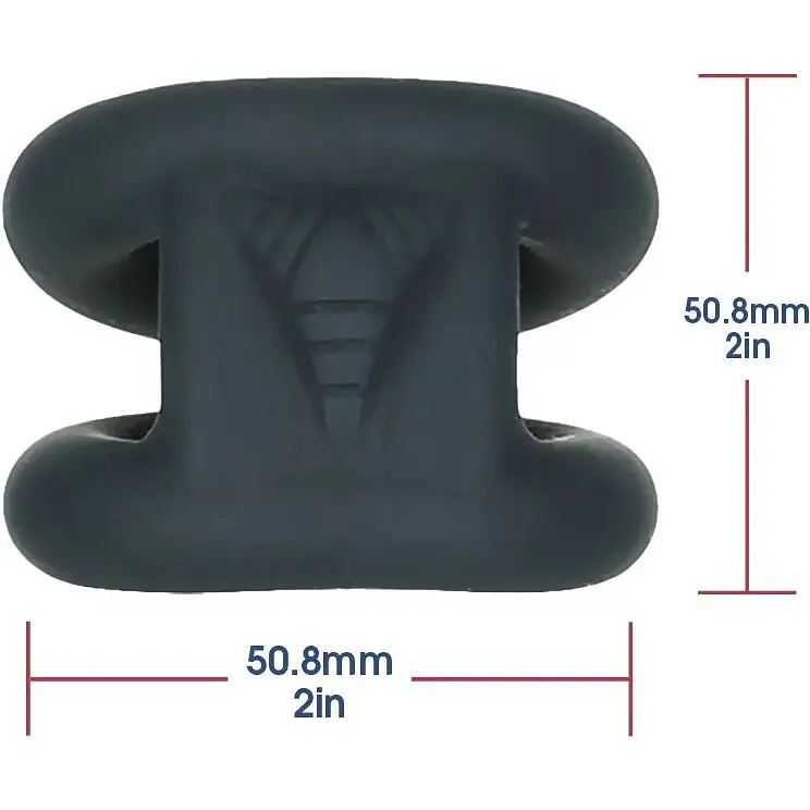 Подвійне ерекційне кільце Lux Active - Tug - Versatile silicone Cock Ring - фото 2