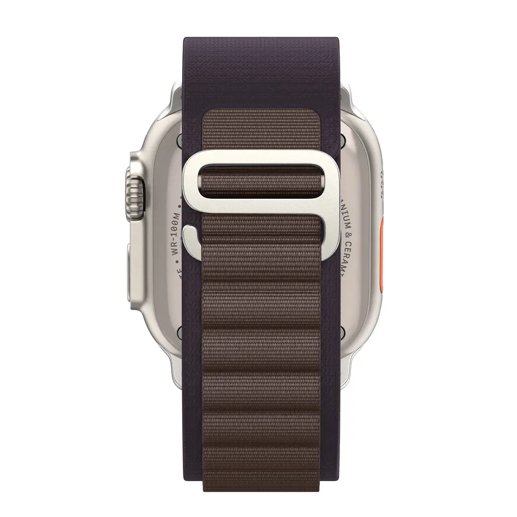 Ремінець для Apple Watch 42 (Series 11-10)/41/40/38, фіолетовий, Alpine Loop Alpina Band, тканинний поліестеровий ремінець для смарт-годин, дихаючий, для активного відпочинку та спорту, ArmorStandart (ARM81042) - фото 6