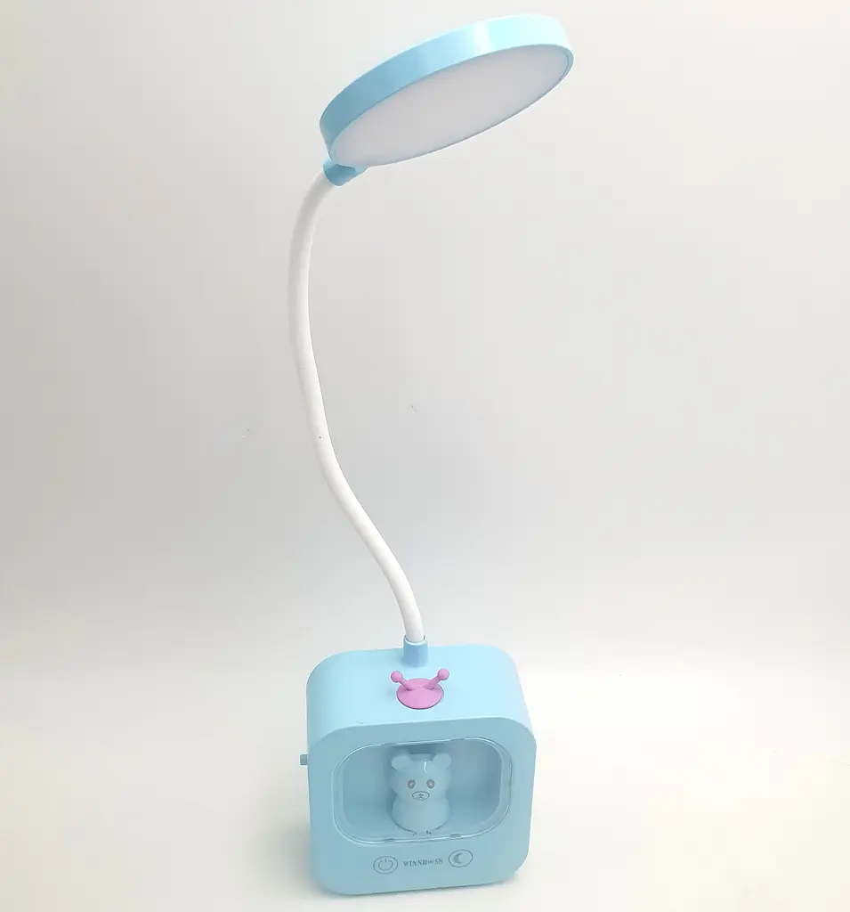 LED-лампа сенсорна світлодіодна настільна акумуляторна (знімний 18650) дитяча на гнучкій ніжці 28 см світильник-нічник WinBoss 1943 - фото 2