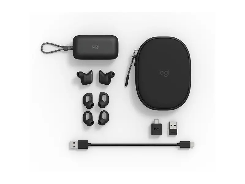 Навушники TWS Logitech Zone True Wireless Graphite (985-001082) - фото 5