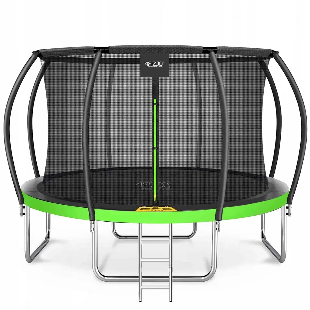 Батут із внутрішньою сіткою 4FIZJO Premium 14FT 435 см 4FJ0606 Black/Green (P-5907739314192) - фото 2
