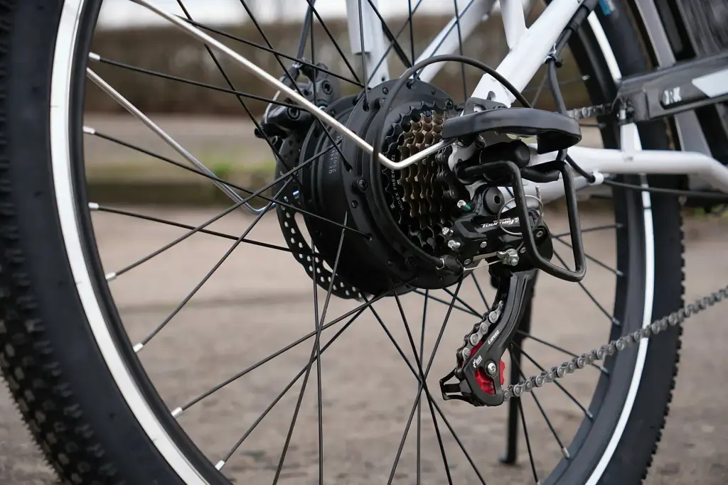 Электровелосипед Двухместный Corso Rocco 26 дюймов (500W 48V 20Ah) Shimano 7 скоростей Белый - фото 14