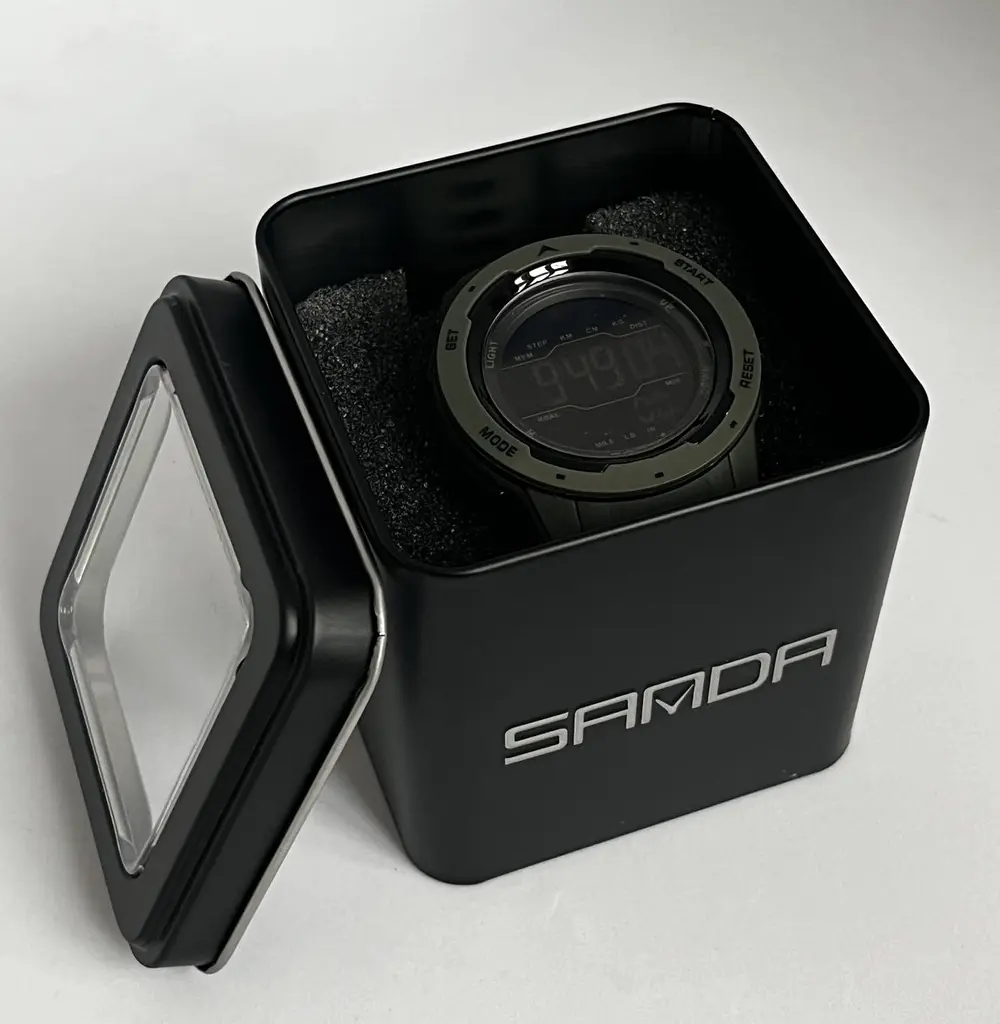 Тактичний годинник North Edge Mars Pro Black 5Bar (Зелений) - фото 6