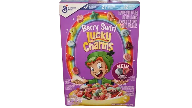Сухий сніданок Lucky Charms Berry Swirl з маршмелоу, 308г - фото 2