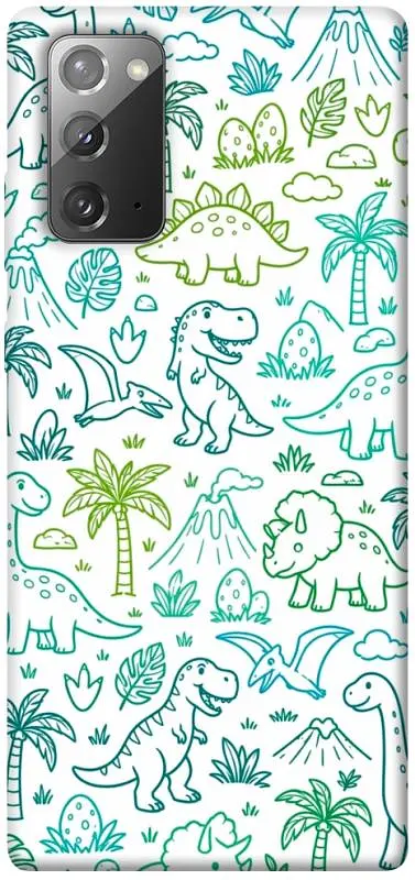 TPU чохол Demsky Dino pattern для Samsung Galaxy Note 20