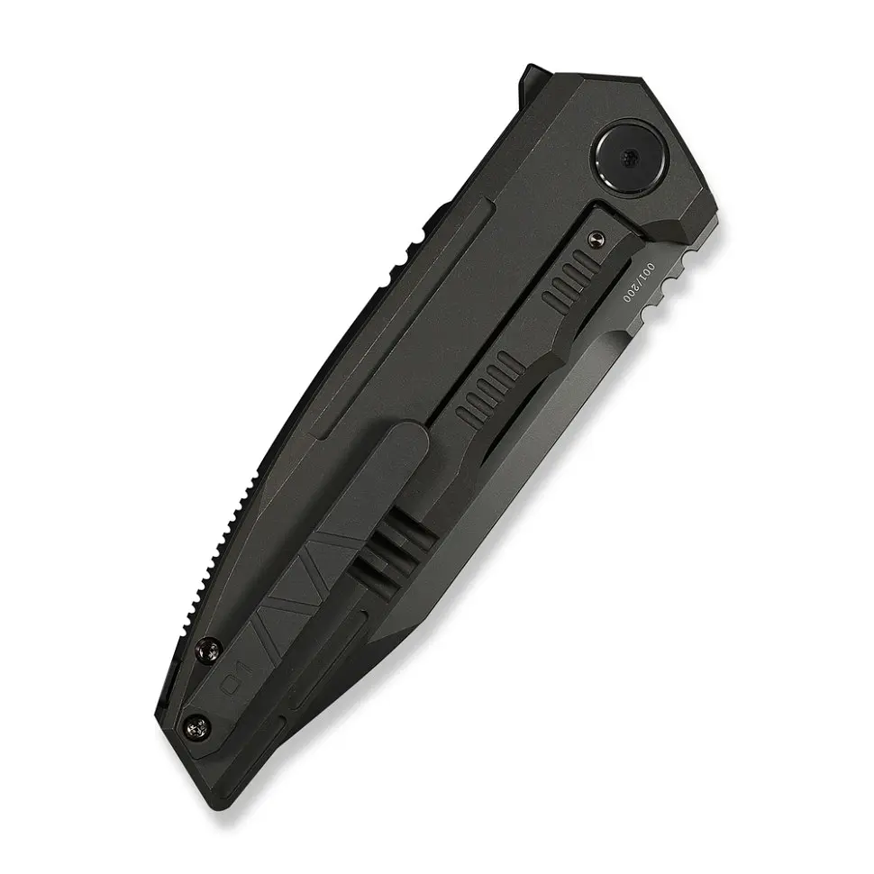 Ніж складаний туристичний Weknife Breach (9.8 см) Bohler M390 / Titanium вугільно-сірий - фото 5