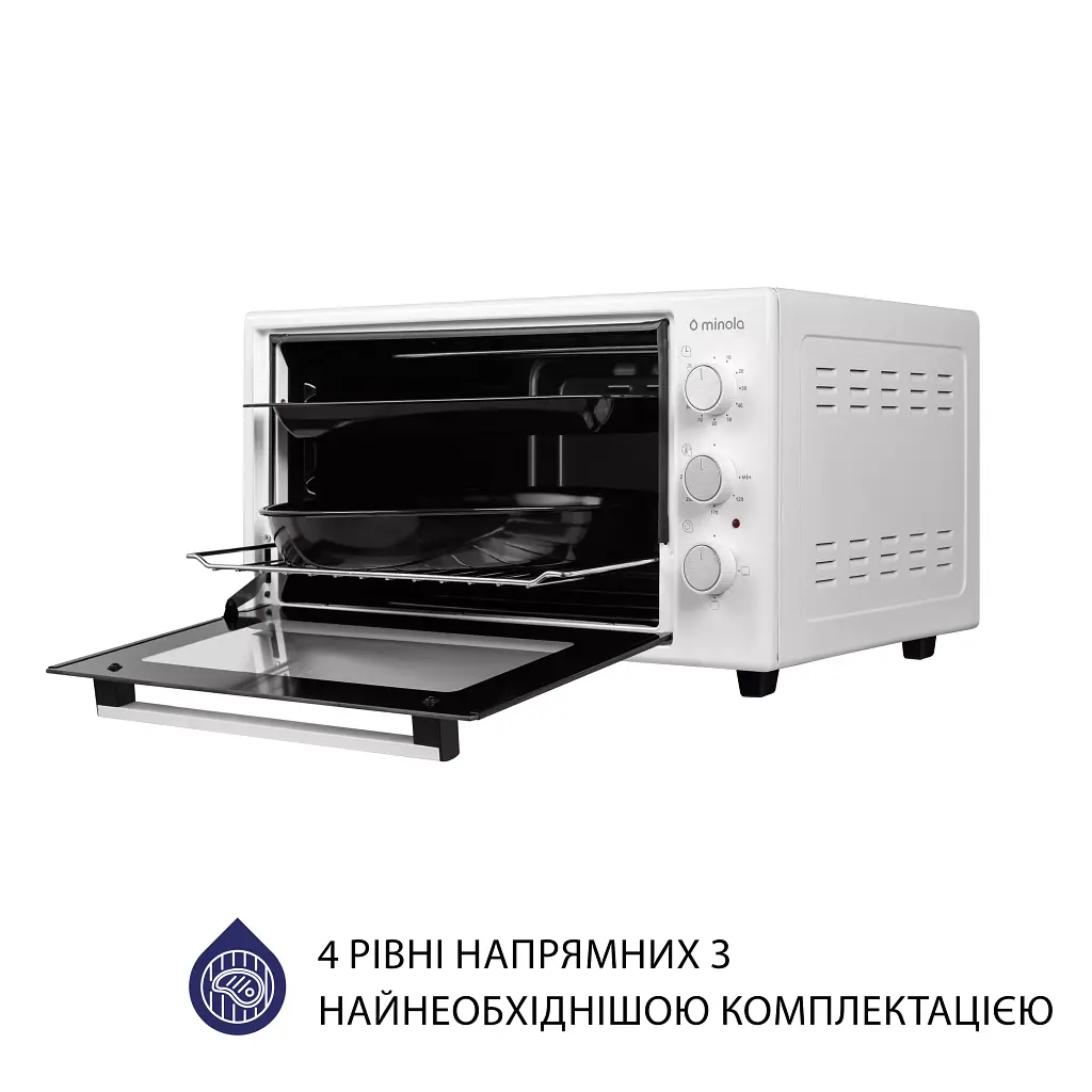 Электрическая печь Minola FOE 3714 WH - фото 7