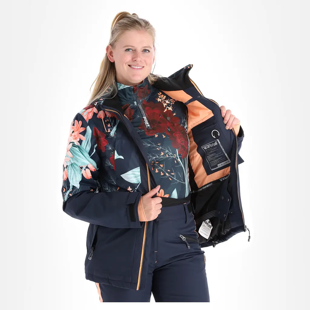 Куртка Rehall Luna Women's 2022 XS Синій-Рожевий - фото 4