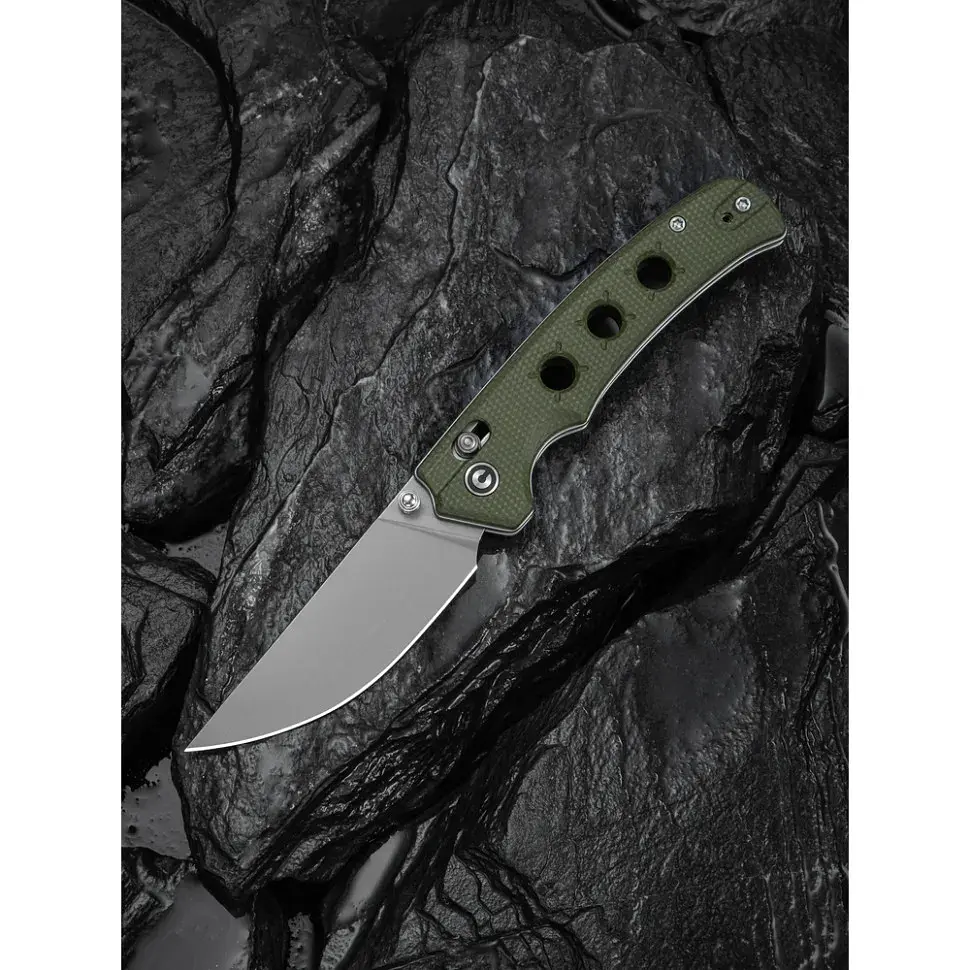 Ніж Civivi Noctis, Green Micarta, Stonewash (C24020C-3) - фото 10