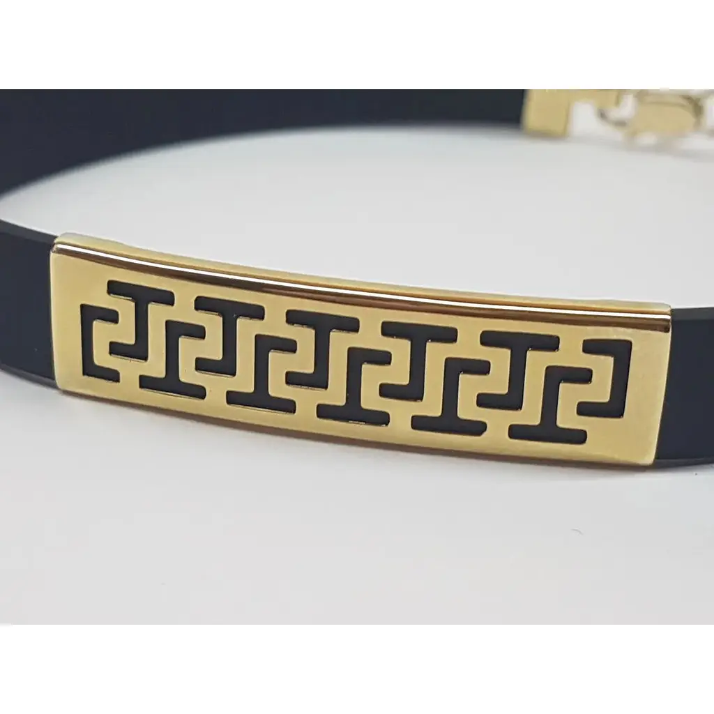 Золотий браслет Tango з каучуком. 910034М 24 - фото 2