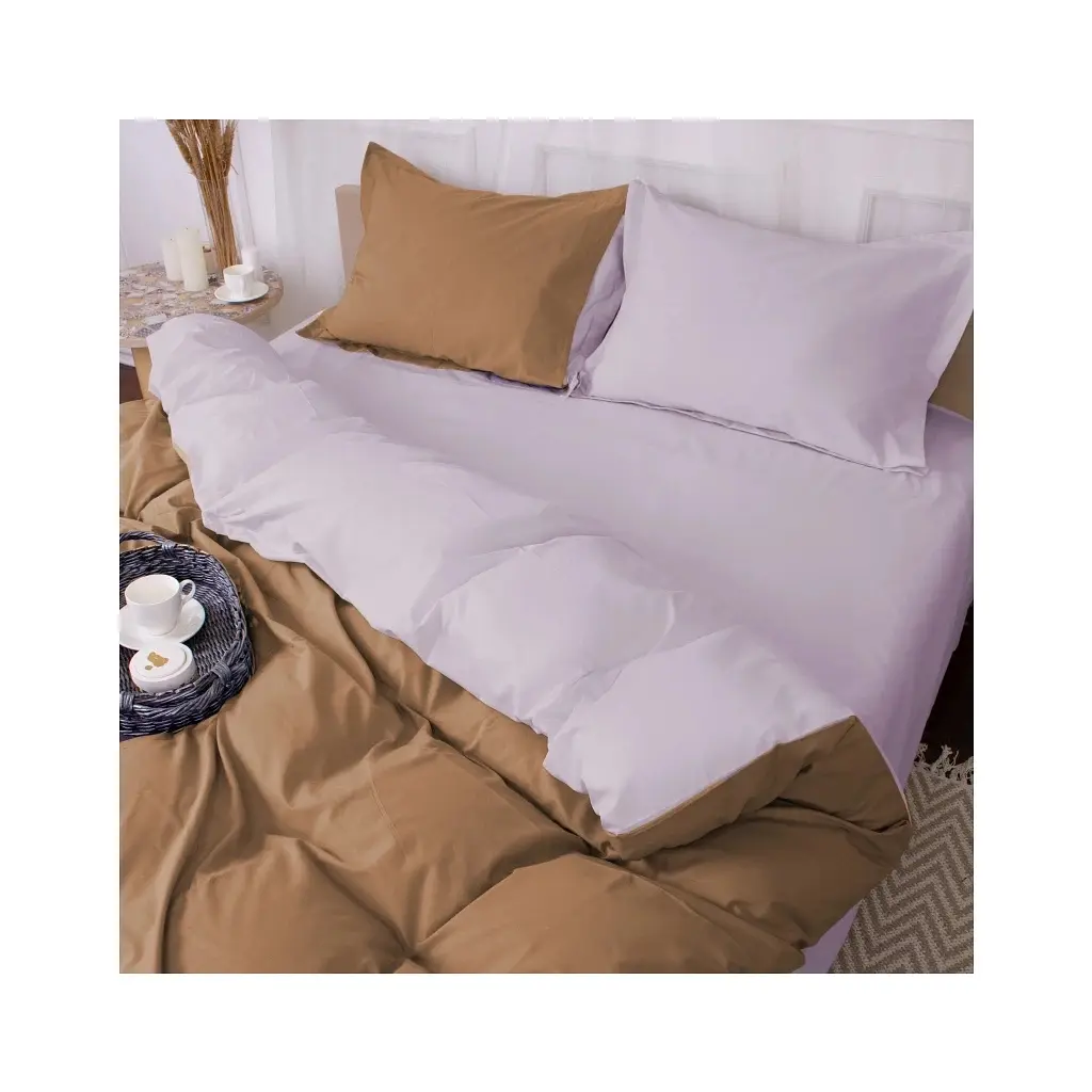 Постільна білизна MirSon Poplin Line 054 + 015 Cabading 2 x 143 x 210 (2200006285069) - фото 2