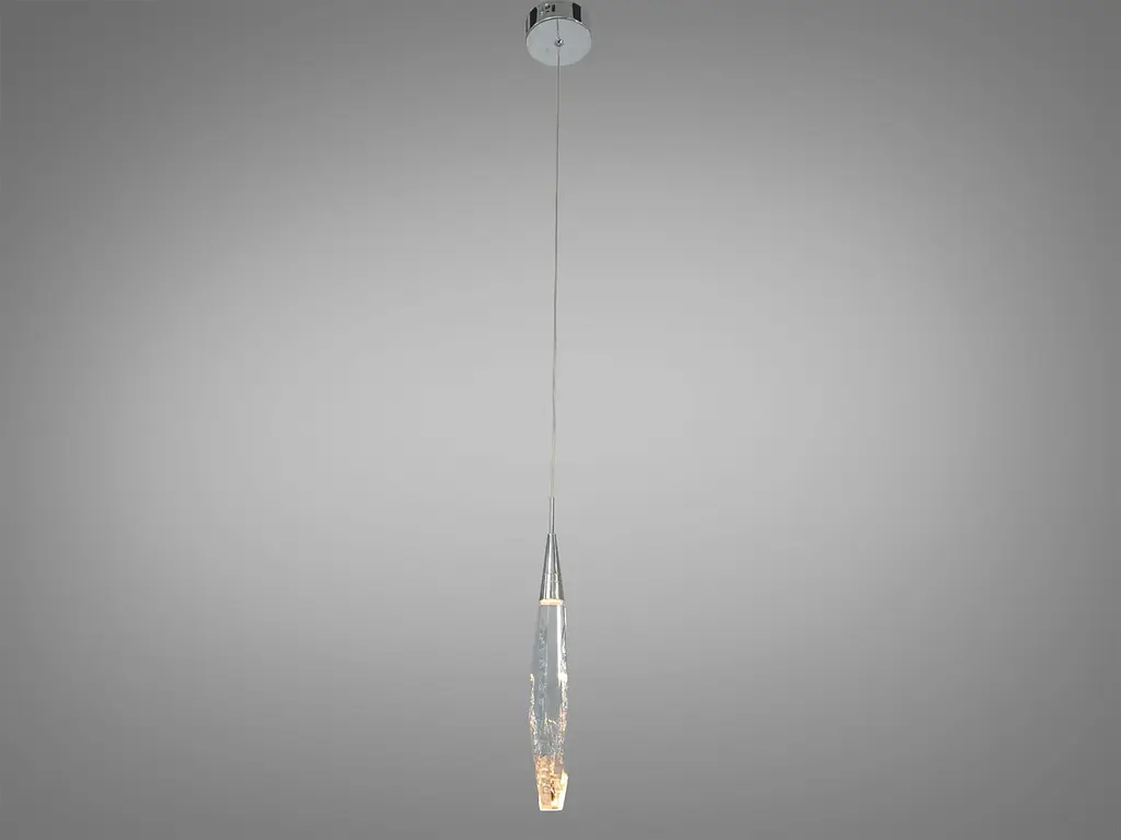 Подвес LED Diasha J2502-1HR Ice Glass хром 4 Вт 220 лм - фото 2