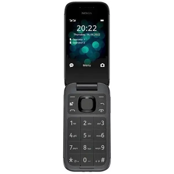 Телефон кнопочный Nokia 2660 Flip DS черный - фото 2