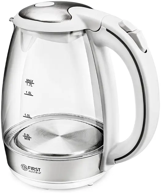 Чайник First Austria FA-5404-2-WI скло підсвітка - фото 2