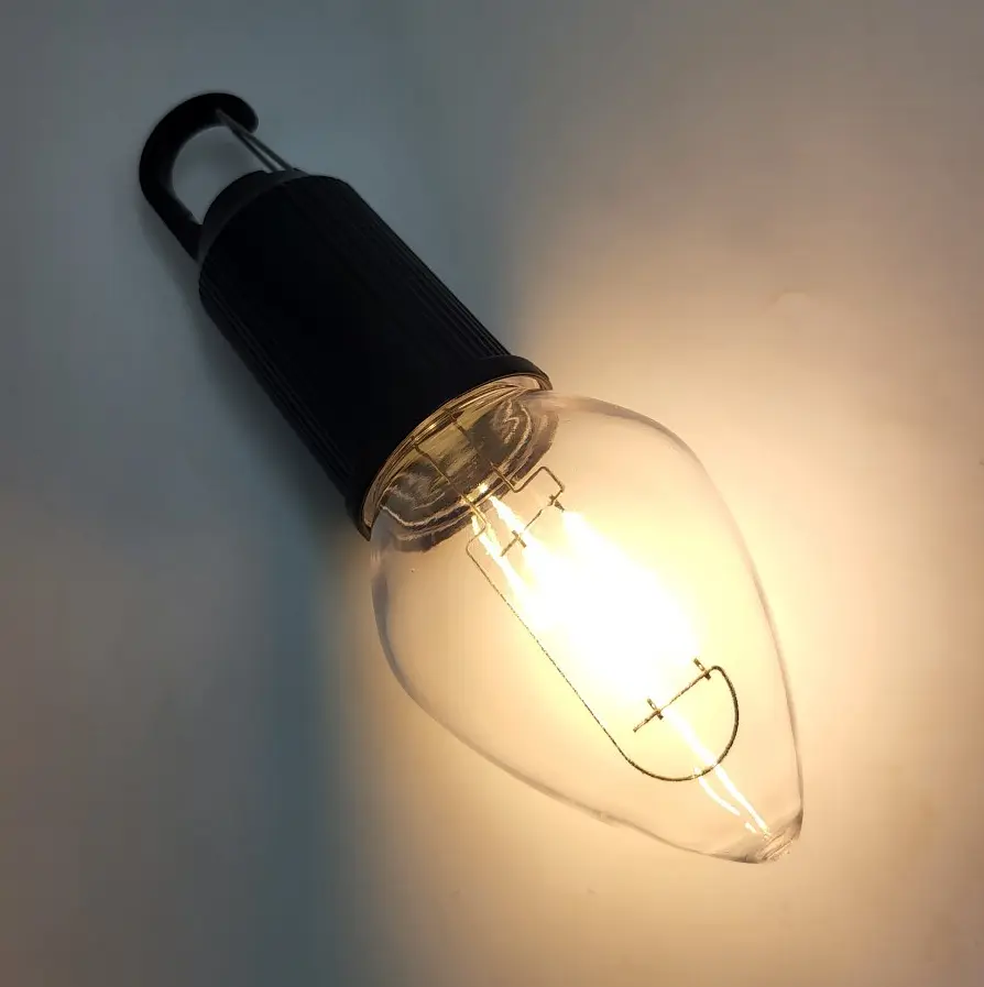 Кемпінгова LED лампа акумуляторна ліхтар світильник з гачком світлодіодна лампочка UKC Camping lamp UKC LED-1 - фото 2