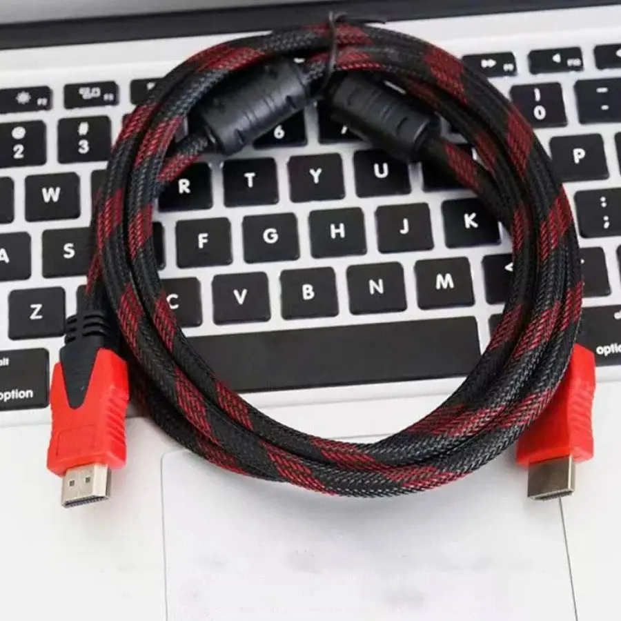 Кабель шнур HDMI-HDMI високої чіткості V1.4 довжина 15м в нейлоновій оплетці
- фото 4
