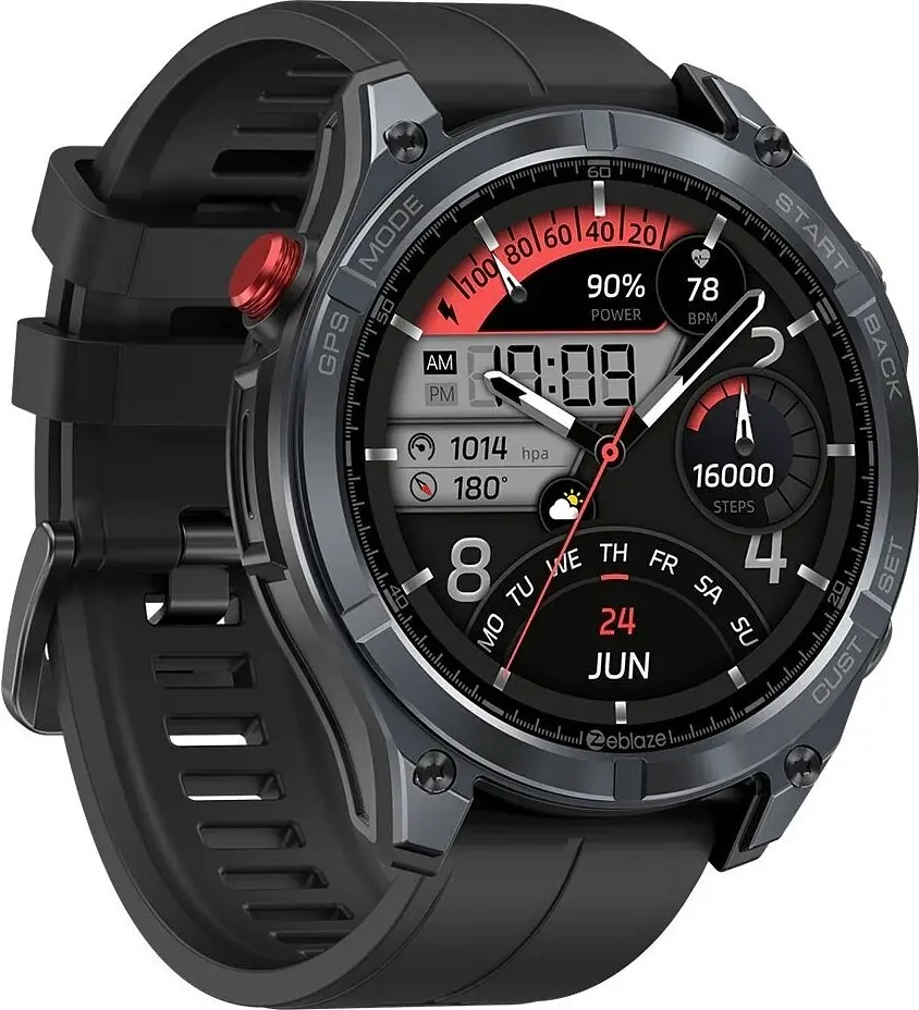 Смарт-часы Zeblaze Stratos 4 black - фото 2
