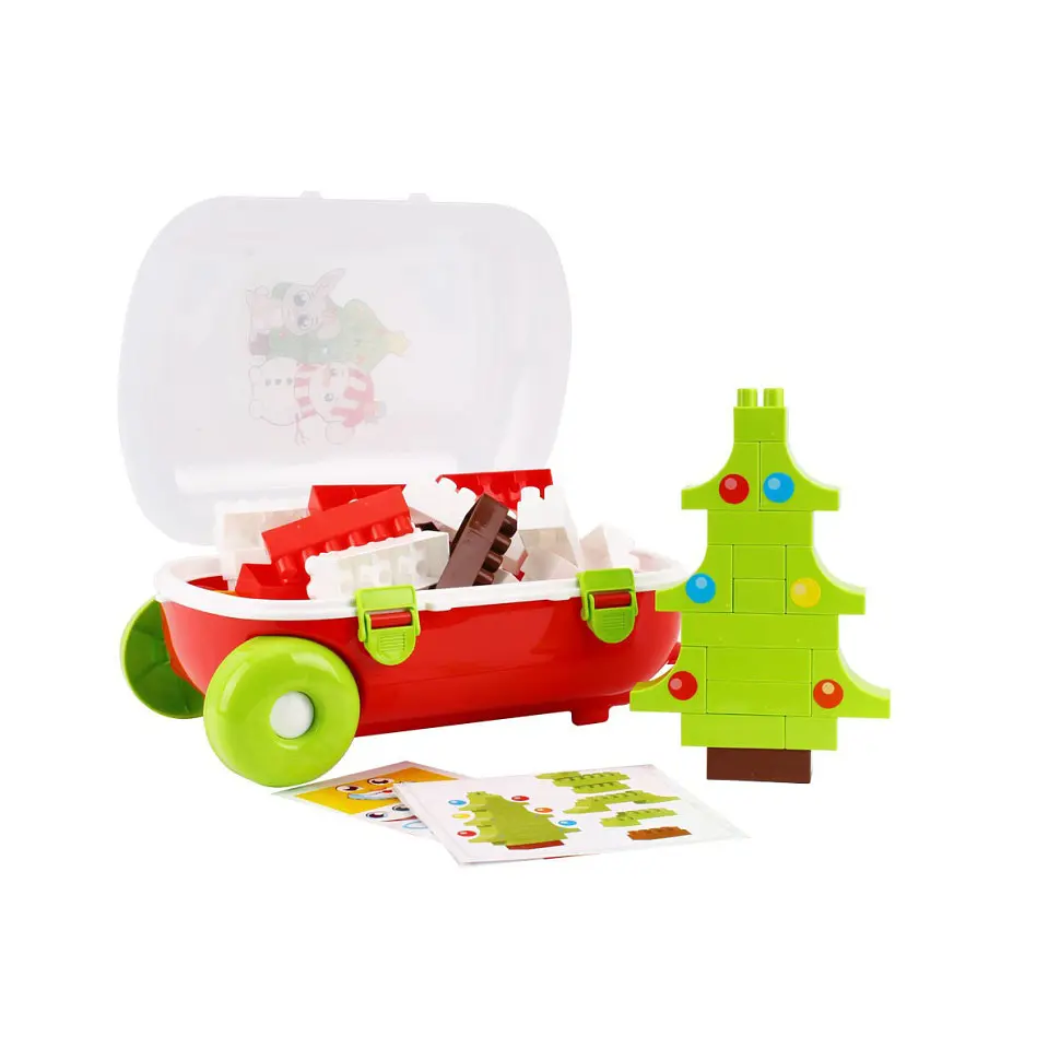 Дитячий конструктор Новорічний ТехноК 8805TXK у валізі - фото 5