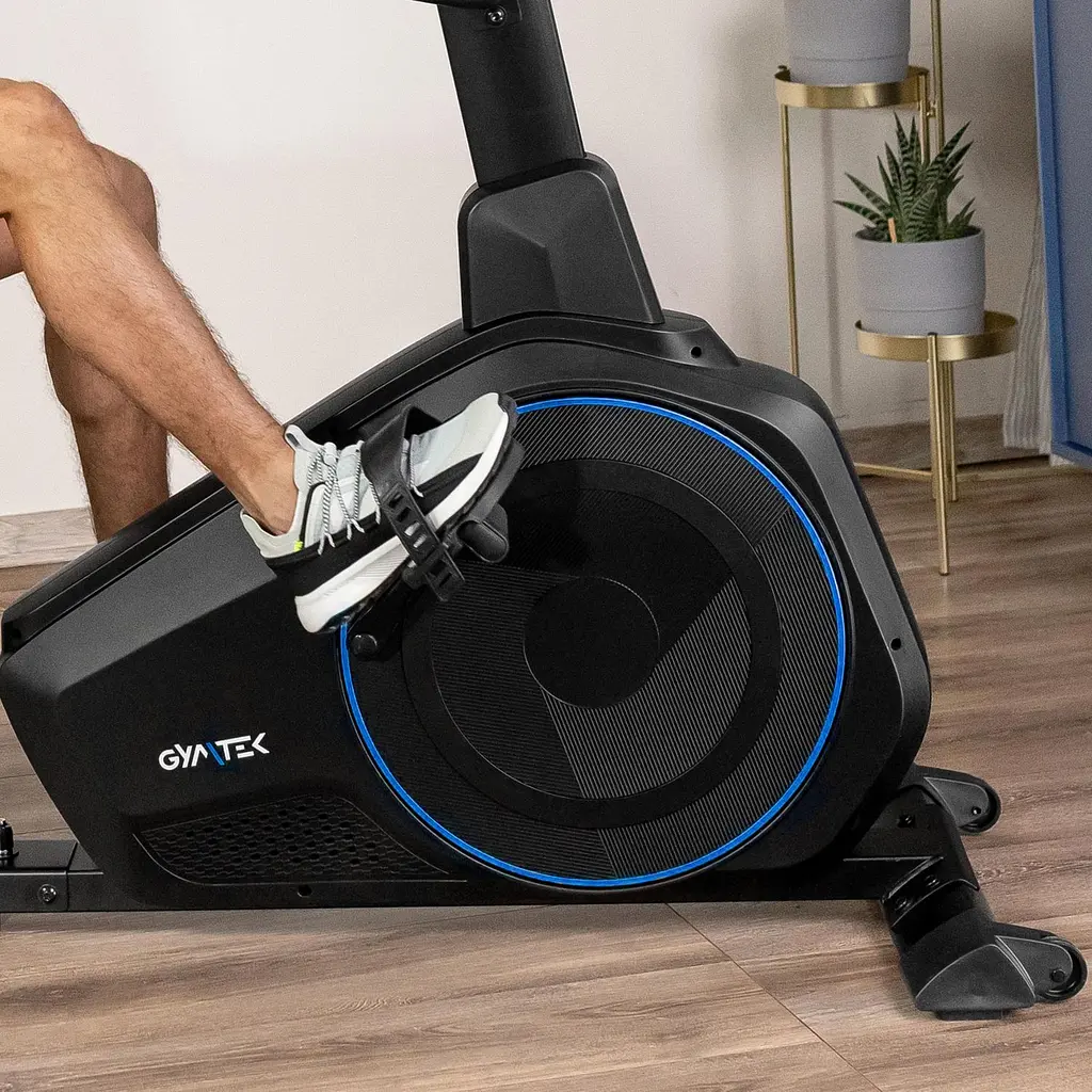 Горизонтальний велотренажер Gymtek XBR6000 електромагнітний синій - фото 17