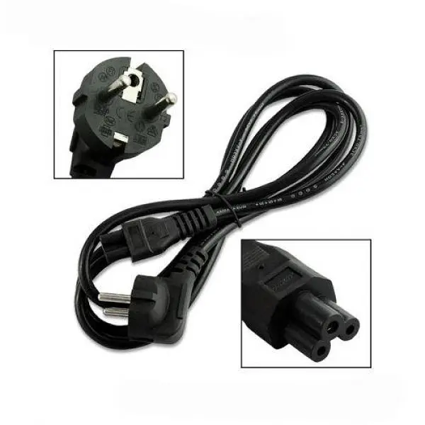 Кабель живлення шнур для ноутбука Cable for laptop POWERCORD 1, 5 м - фото 4