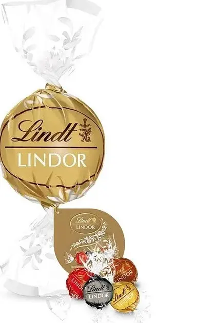 Цукерки LINDT LINDOR Latte Nicciola 550г. - фото 5