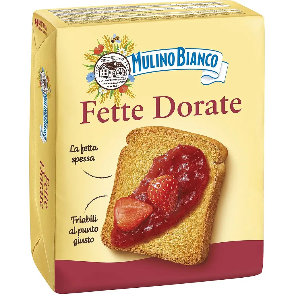 Тости Mulino Bianco Fette Dorate 315 г 32 шт. - фото 3