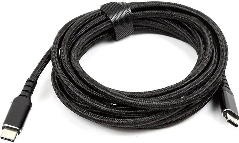 Кабель San Guan USB Type-C - USB Type-C (M/M) PD 60W, 3 м, Black (CA914104) - фото 2
